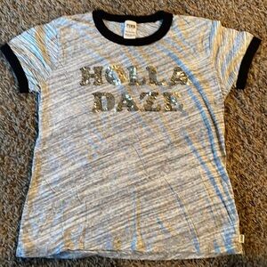 PINK Holla Daze short sleeve shirt size large